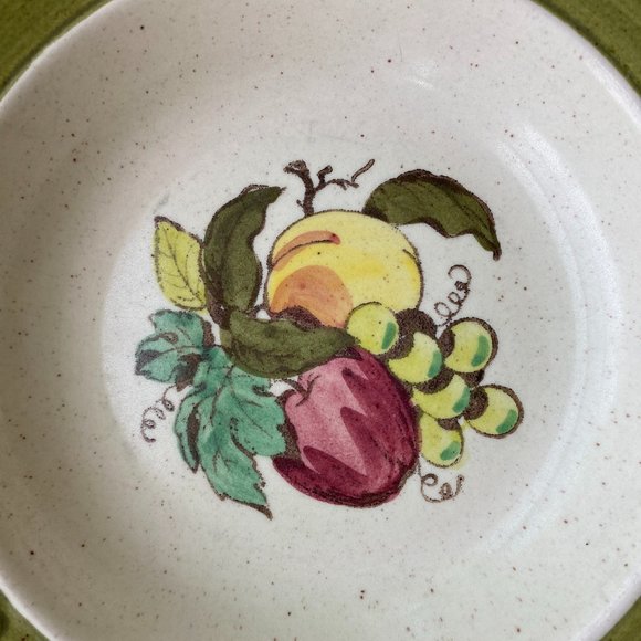 Vintage Metlox Poppytrail Provincal Fruit Rim Fruit Dessert Cereal Soup Bowls - Picture 13 of 13